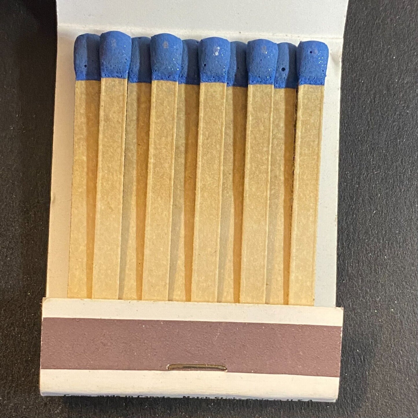 Hepburn Motor Court Calgary, Canada c1960's-73 Full Matchbook Scarce VGC