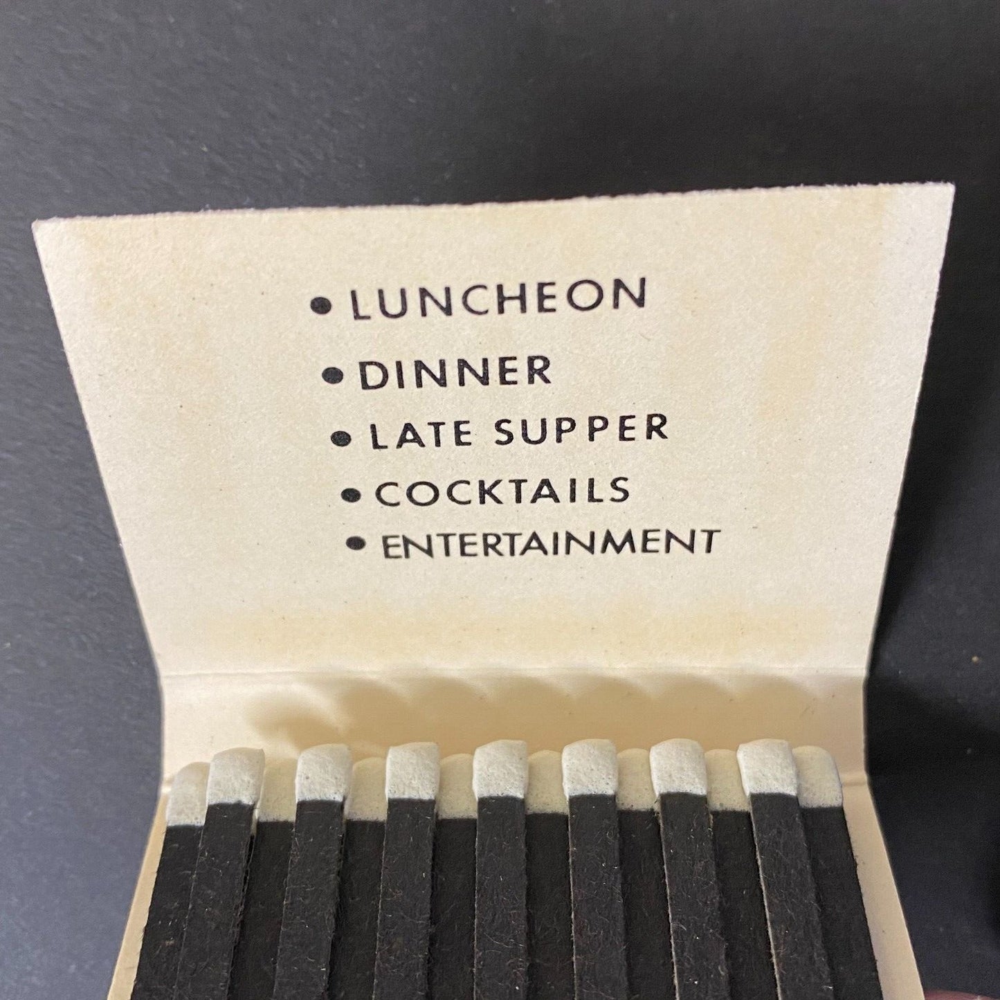 Black Ram Restaurant Des Plaines, IL Full Matchbook c1974-80's