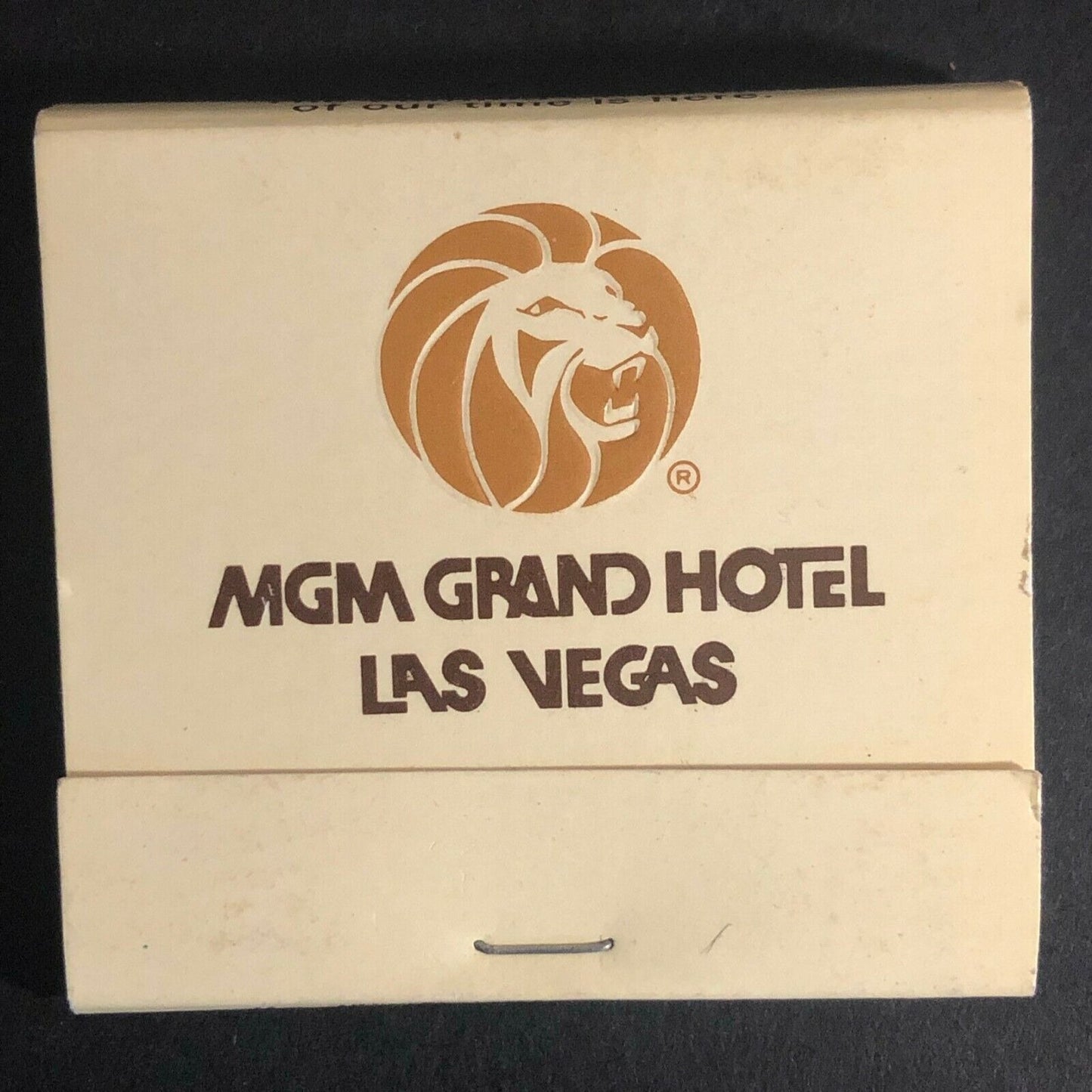 MGM Grand Hotel Las Vegas c1970's-80's Full Matchbook