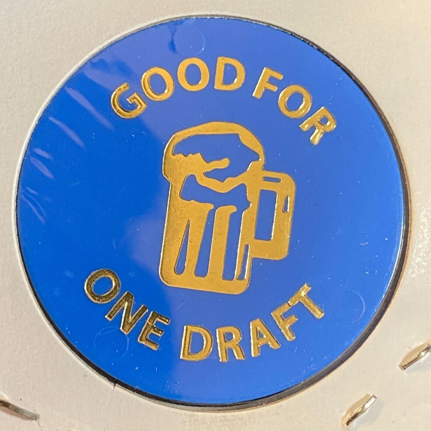 McKeesport, PA Hoots c1990's Plastic Token G/F One Draft (Beer Mug)