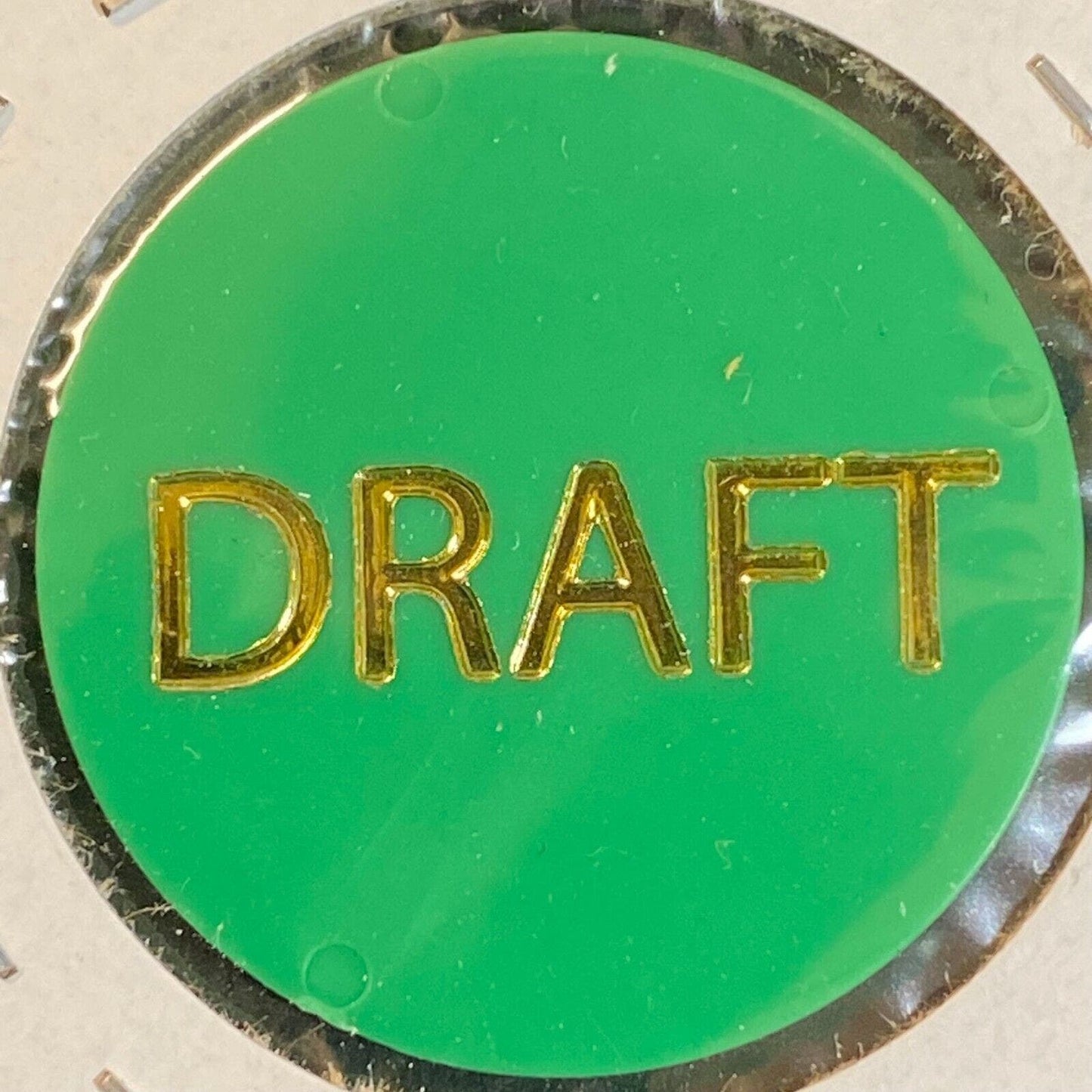 Jersey Shore Legion, PA AL Post 36 c1970's-80's Plastic "Draft" Token
