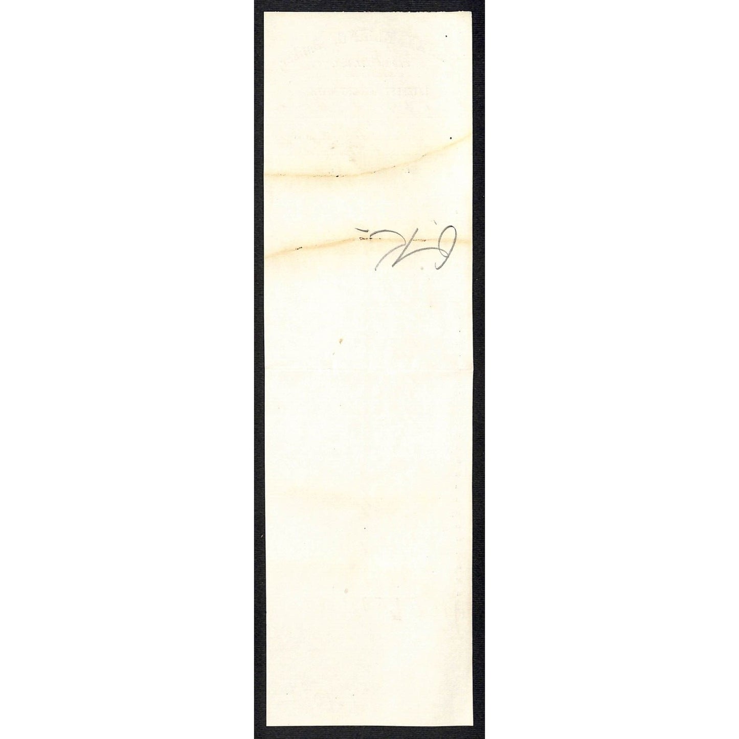 1889 Henry Elling Virginia City Montana Territory Monthly "Interest Account" (#4