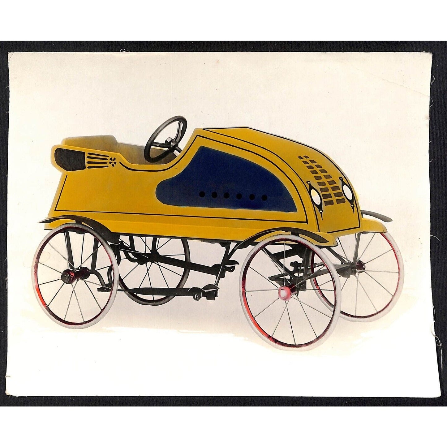 c1920's Pedal Car 8" x 10" Studio Catalog Photos - Group of 16