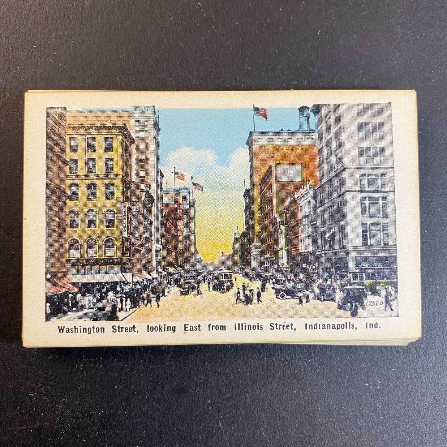 Indianapolis, IN "Souvenir Colored Views" IMS Indy 500 Set of 20 c1920's-30's