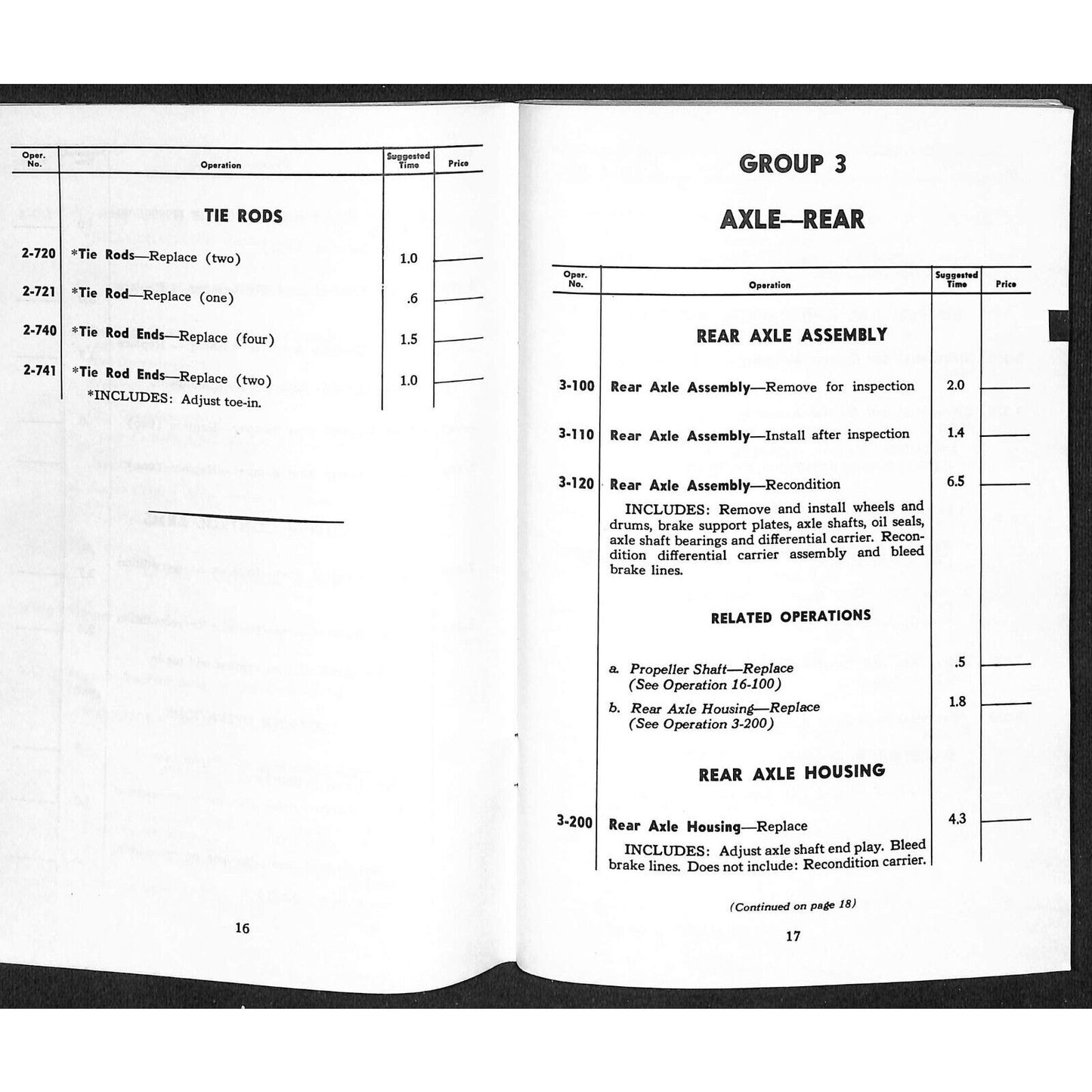 c1953 Dodge Passenger Car Service Manual D44 D46 D47 D48 Booklet 103pp Scarce