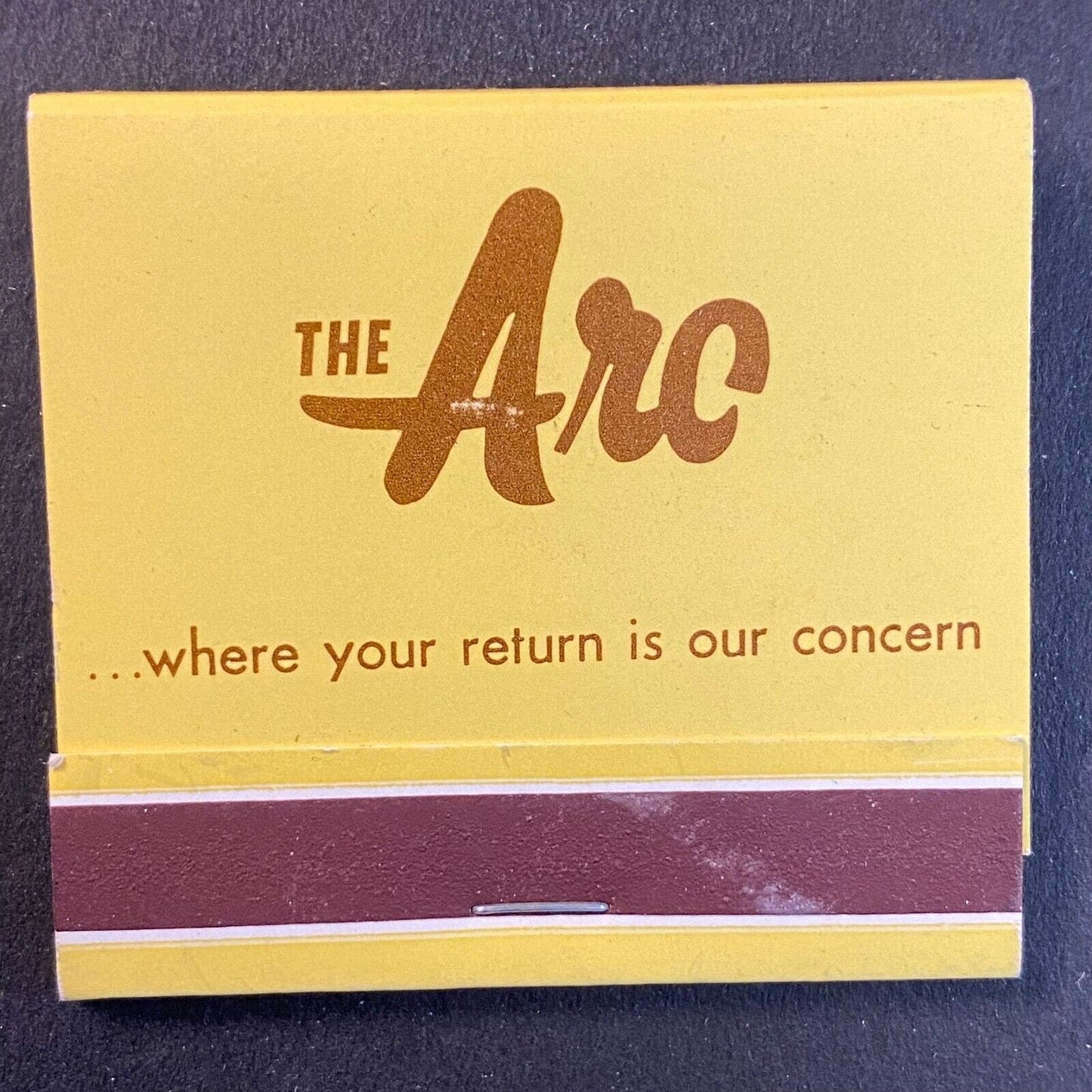The Arc Restaurant Glenview, IL c1965-73 Full Matchbook Scarce VGC