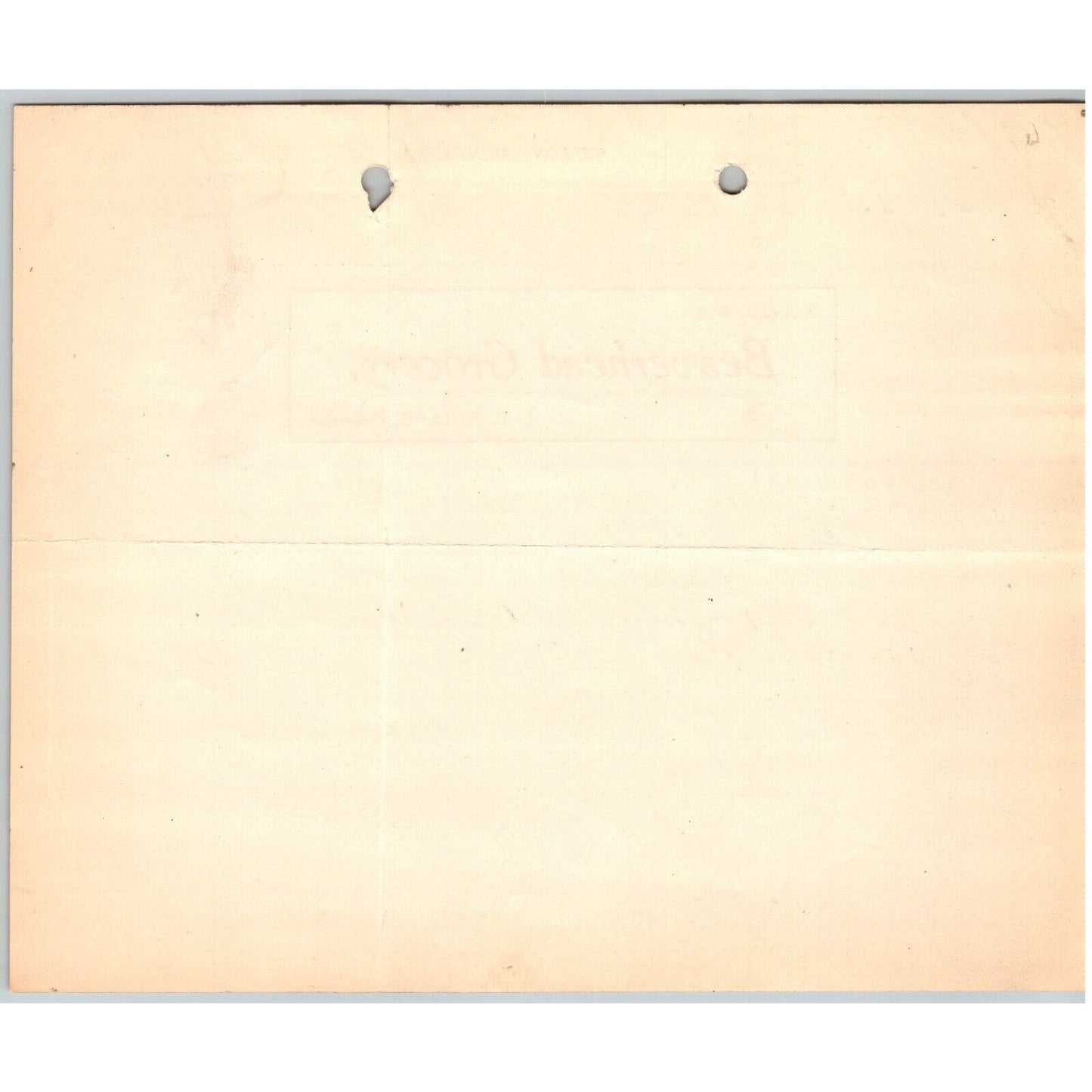 Dillon, MT Beaverhead Grocery L.P. Phillips Dec. 1905 Billhead G.T. Paul*