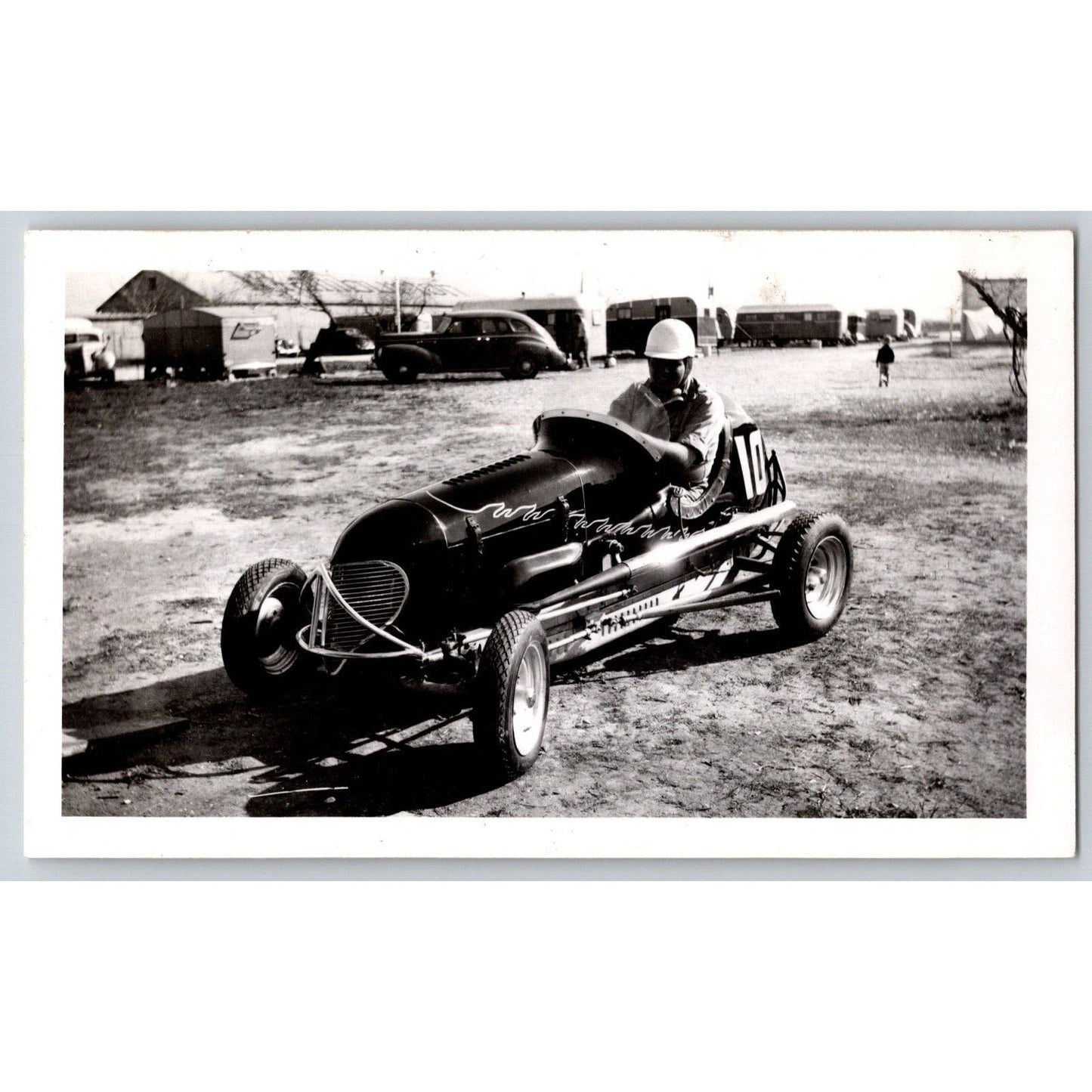 10 Race Car Photos c1948-52 Car # 10 Driver? Uncle Tom's Trailer City