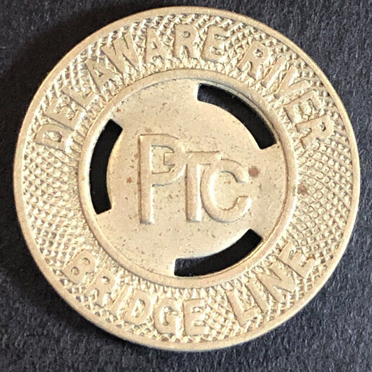 Delaware River Bridge Line PTC Philadelphia Camden Bridge Token 22mm