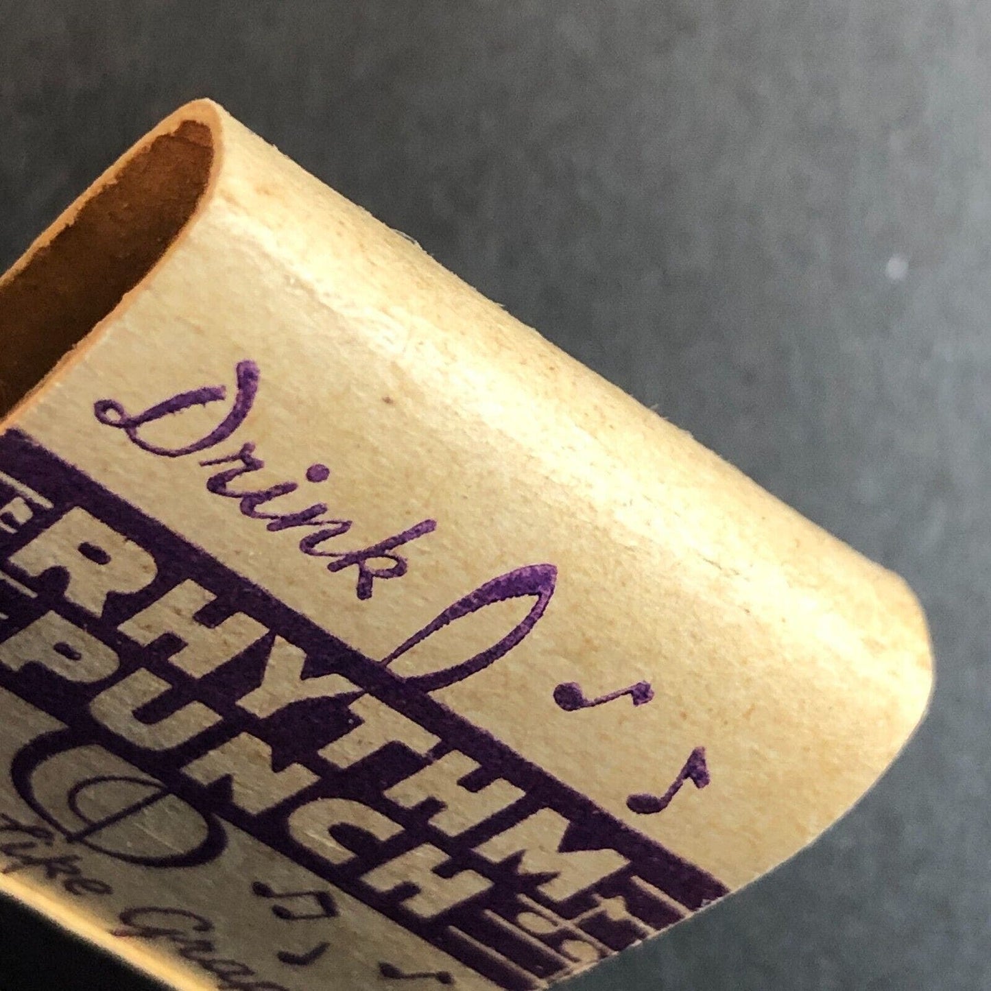 Drink Rhythm Punch "Tastes Like Grapes" Full Mini Matchbook VGC c1940's Scarce