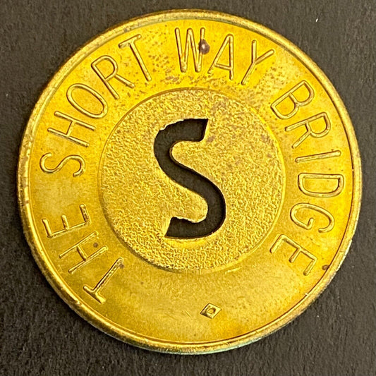 Newport, KY The Short Way Bridge G/F One Passage Transit Token 26mm