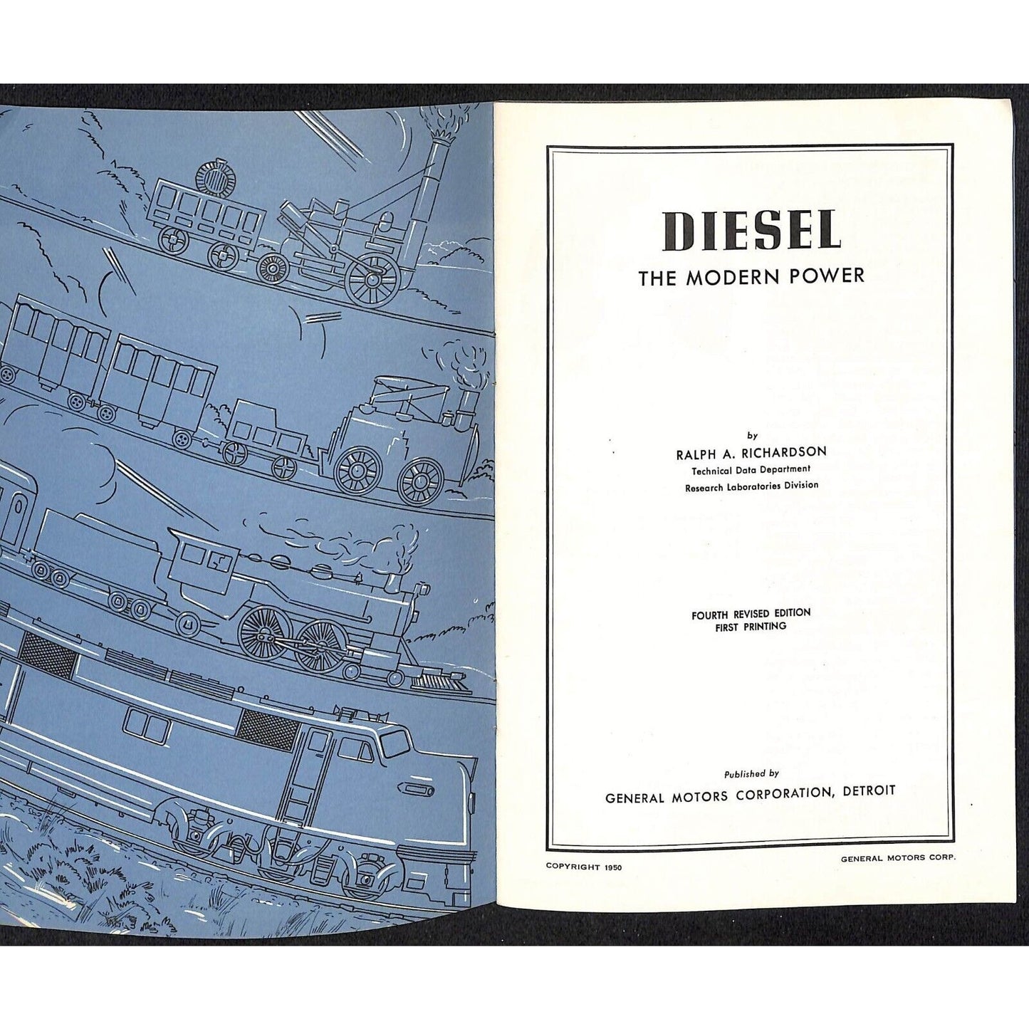 General Motors 1950 "Diesel - The Modern Power" Booklet 31p VGC