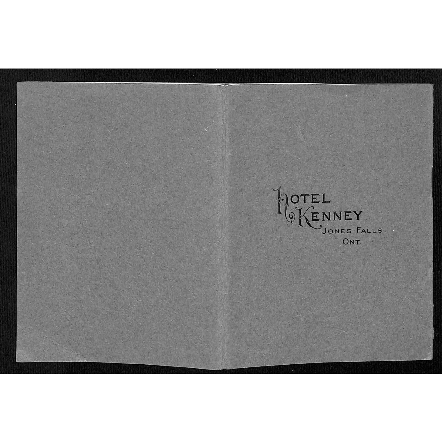 Hotel Kenny, Jones Falls, ONT c1910-20's Brochure 8pp Scarce