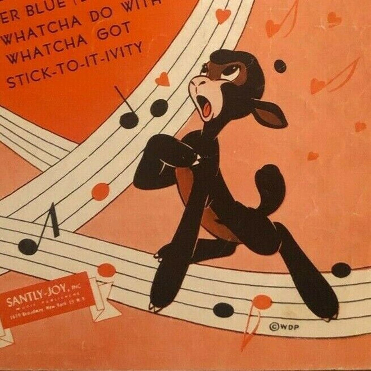 Vintage 1940's Disney Sheet Music - "Lavender Blue (Dilly Dilly)"