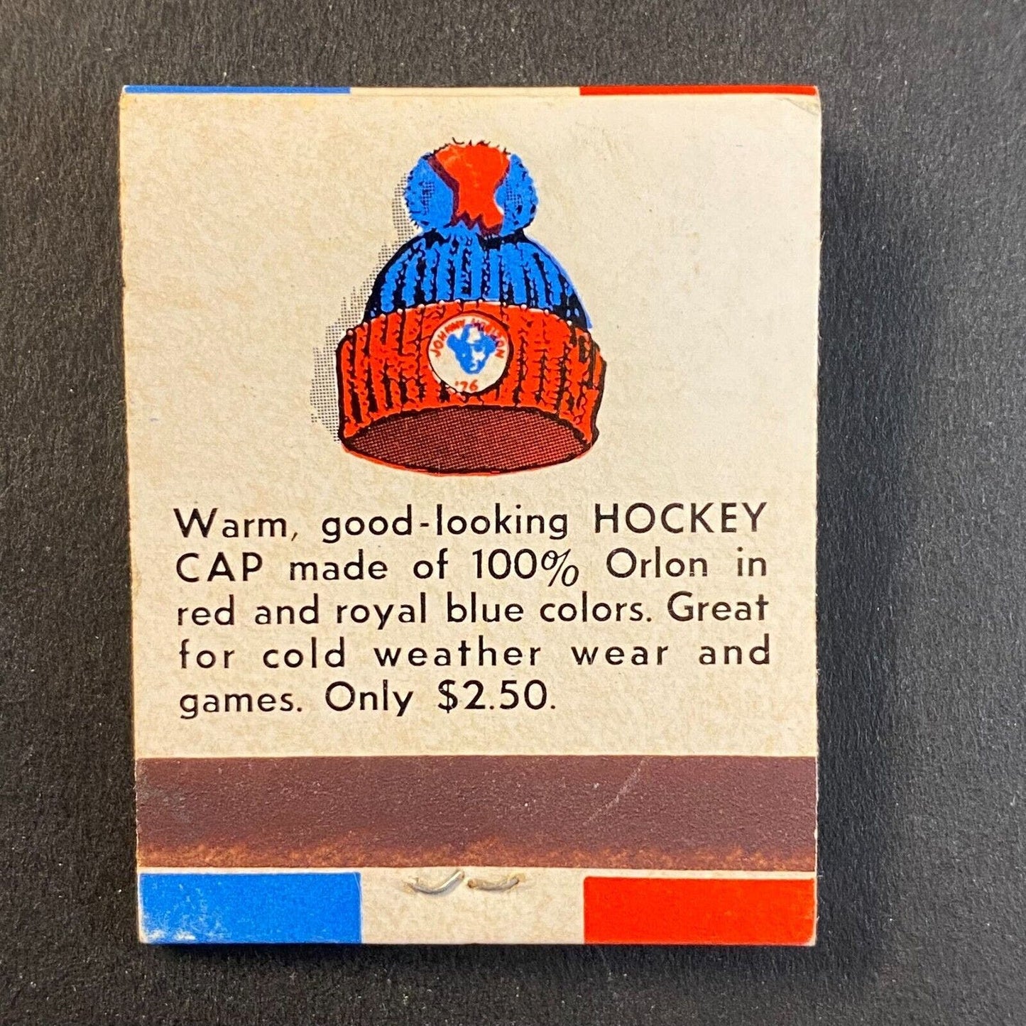 Johnny Horizon '76 "Let's Clean Up America" Mail-in 1976 Full Matchbook VGC
