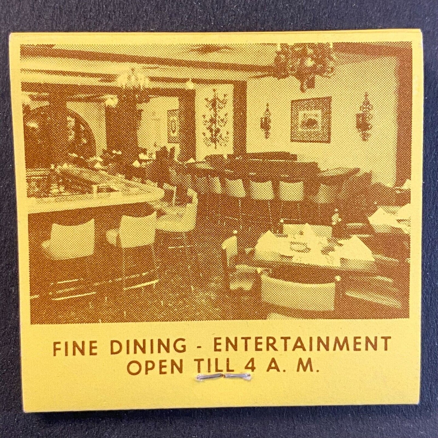 The Arc Restaurant Glenview, IL c1965-73 Full Matchbook Scarce VGC