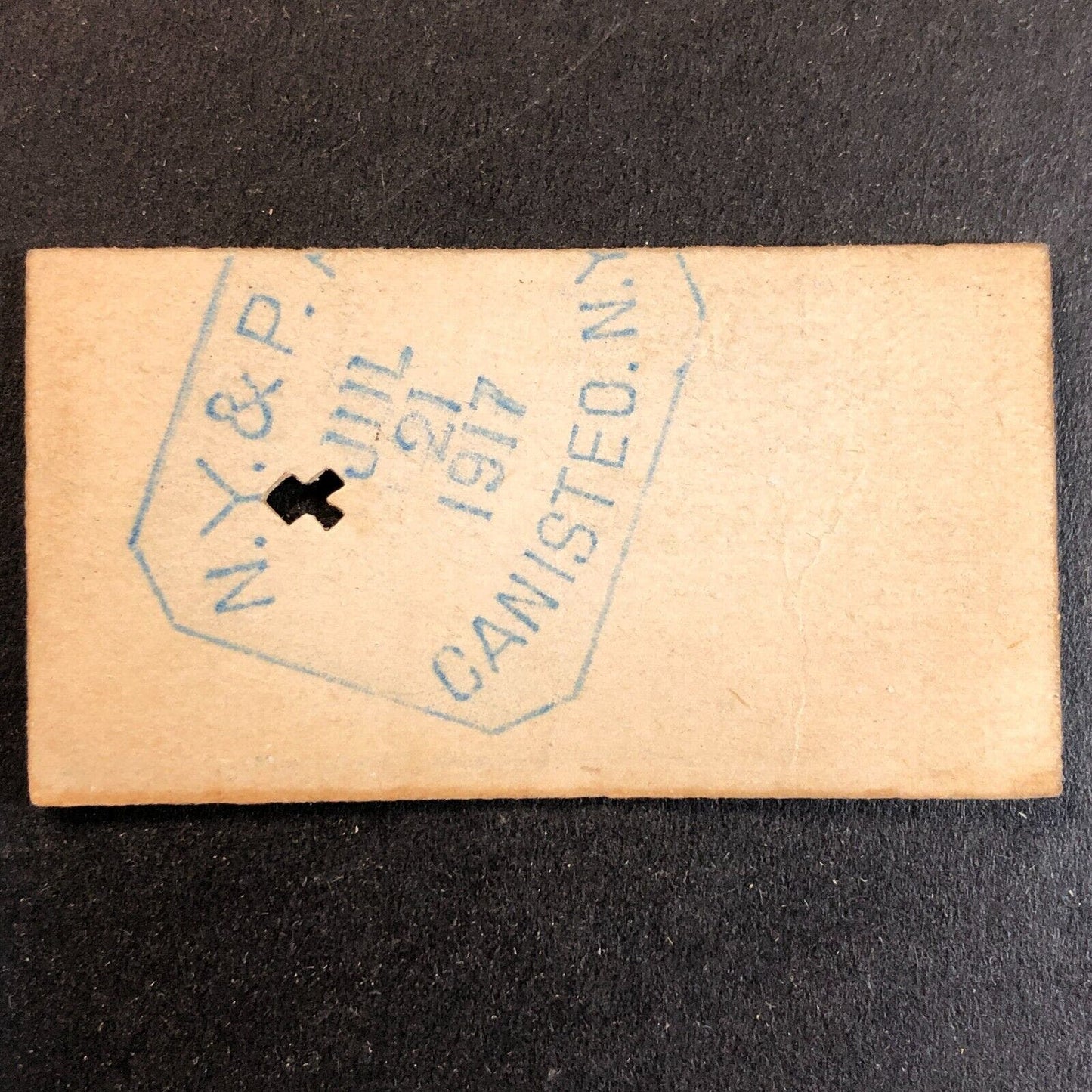 New York & Pennsylvania Railroad July 21 1917 Norton Hollow Ticket #3396 Scarce
