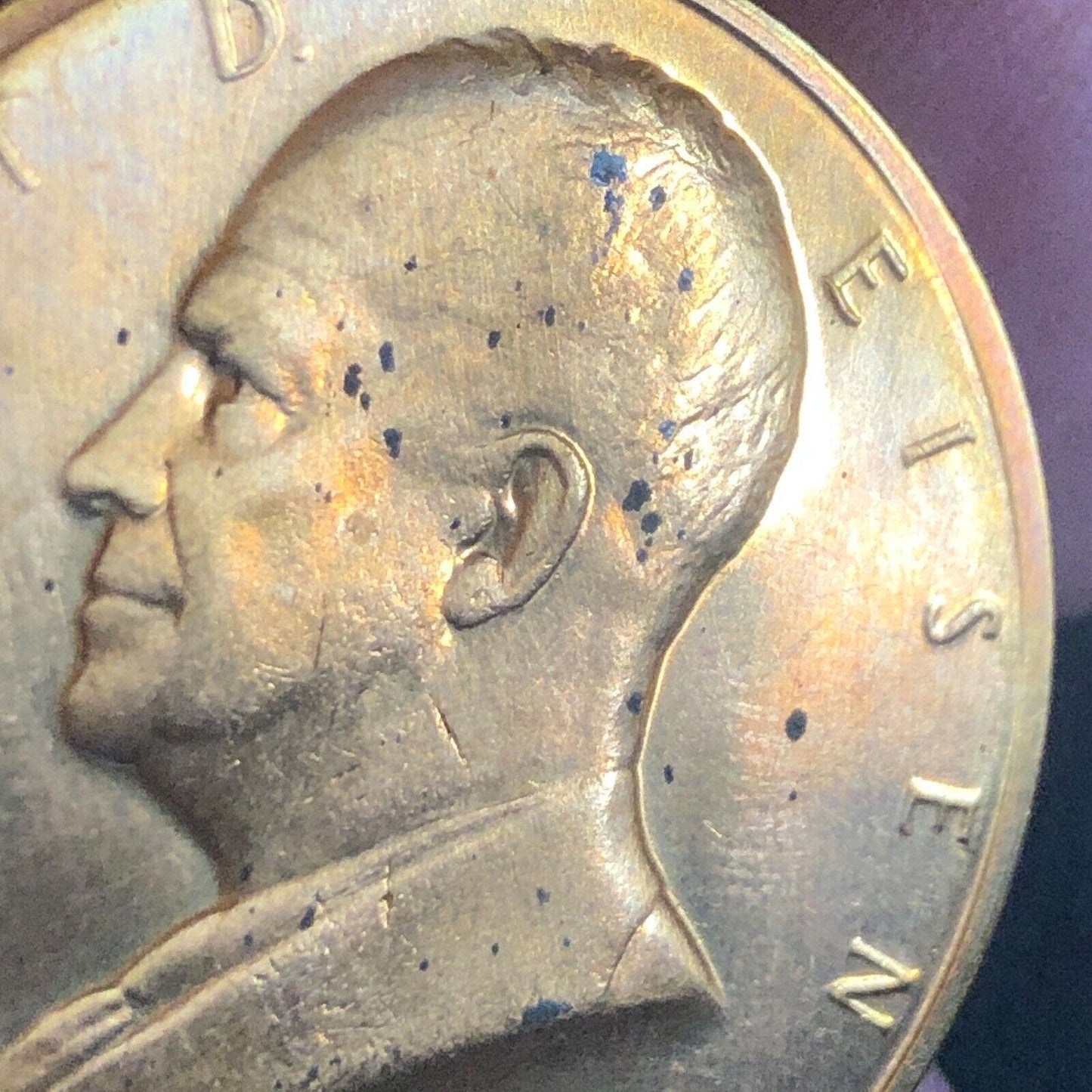Dwight Eisenhower Inaugurated 1/20 1953 Medallion 34mm 18g VGC