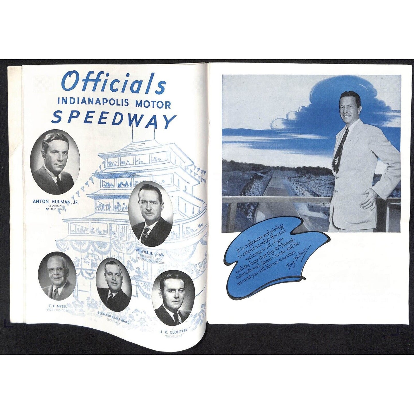 1951 Indianapolis 500 Program Racing 92pp 7.8oz