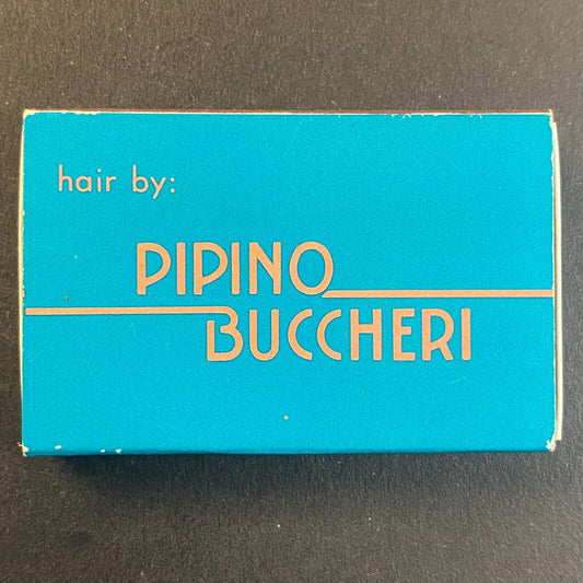 Hair by Pipino Buccheri 55th St NYC Vintage Matchbox VGC Very Scarce