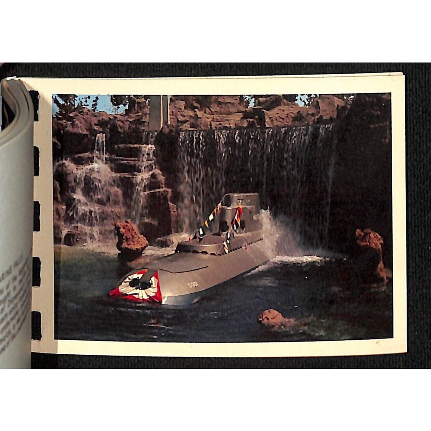 Disneyland Hi-Lites c1960's 12 Image Spiral Bound Card Stock Souvenir Booklet