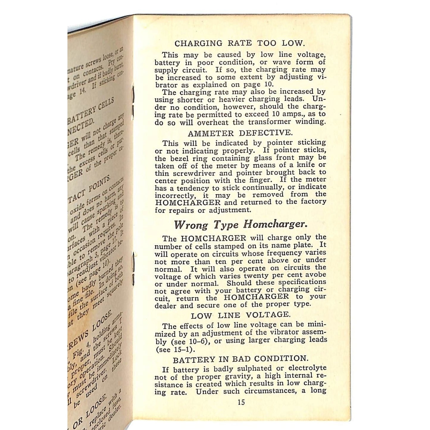 1921 Automatic Electrical Devices Co. Homcharger Instruction Booklet 27pp VGC