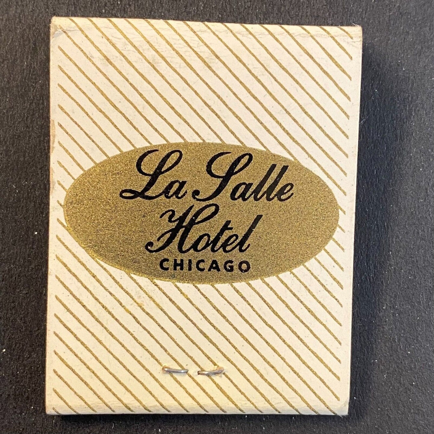 La Salle Hotel Chicago c1960's-1973 Full Matchbook VGC
