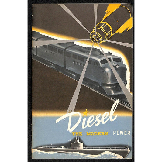 General Motors 1950 "Diesel - The Modern Power" Booklet 31p VGC