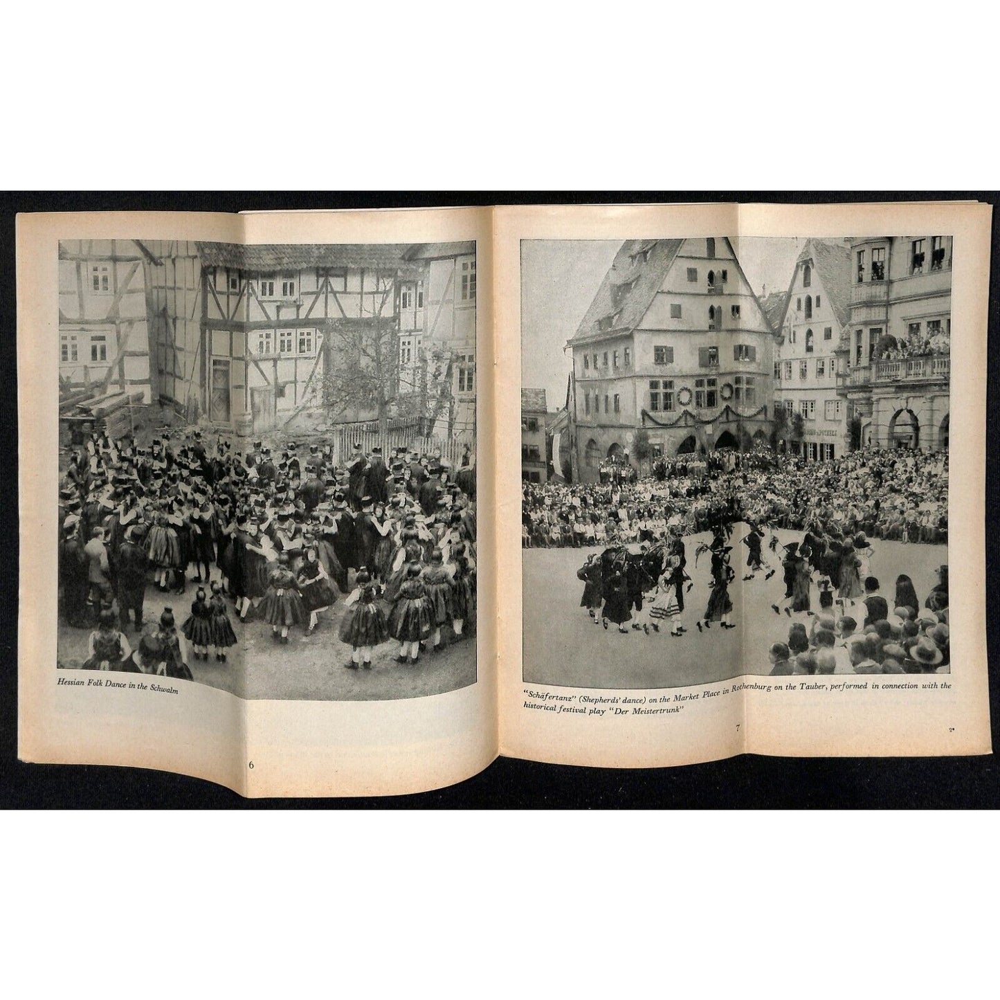 1934 "Travel in Germany" Pictorial Travel Brochure w/ 10 3/4" x 14 FO Map 40pp