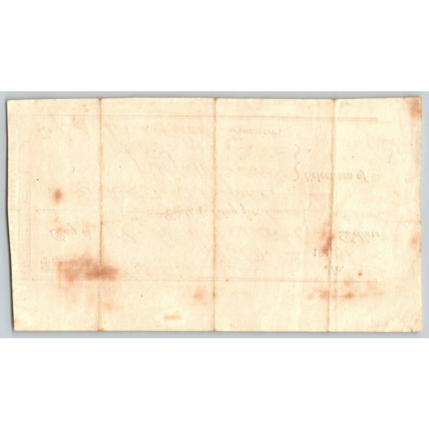 1843 Jabez Knowlton* Newburgh, ME Town Check Elizabeth Moore Teacher No. 92