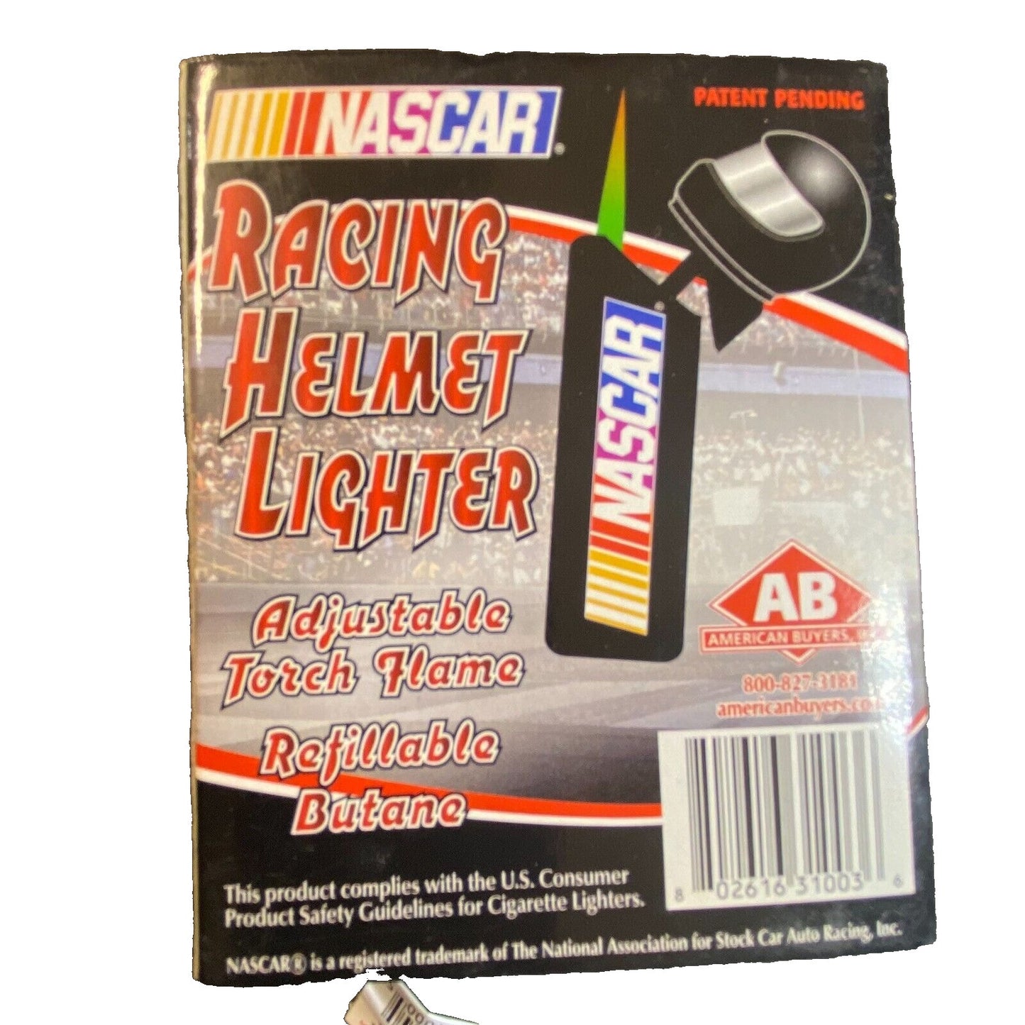 NASCAR Racing Helmut Lighter NIB New in Box c2004 VGC