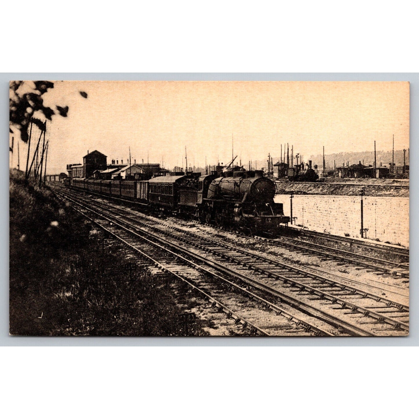 French Railroad RPPC* Postcard Locomotive Mikado Series 5811-5960 c1920 H.M.P.