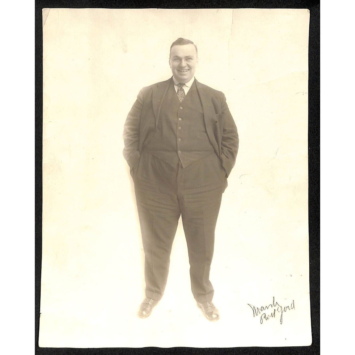 c1920's-30's 8" x 10" Portrait "Dave Melzer"??