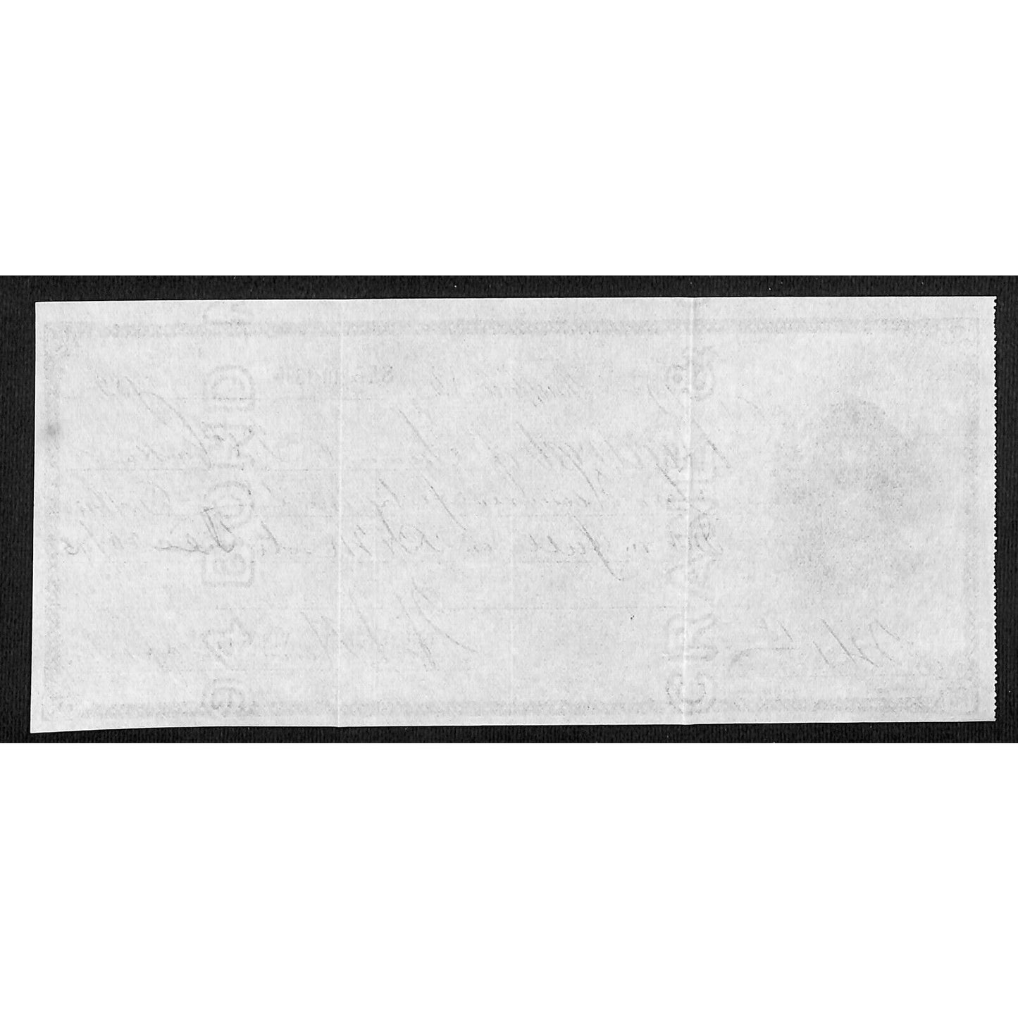1896 Erie County Savings Bank Buffalo, NY / Samuel Clarke Receipt Dog Vignette