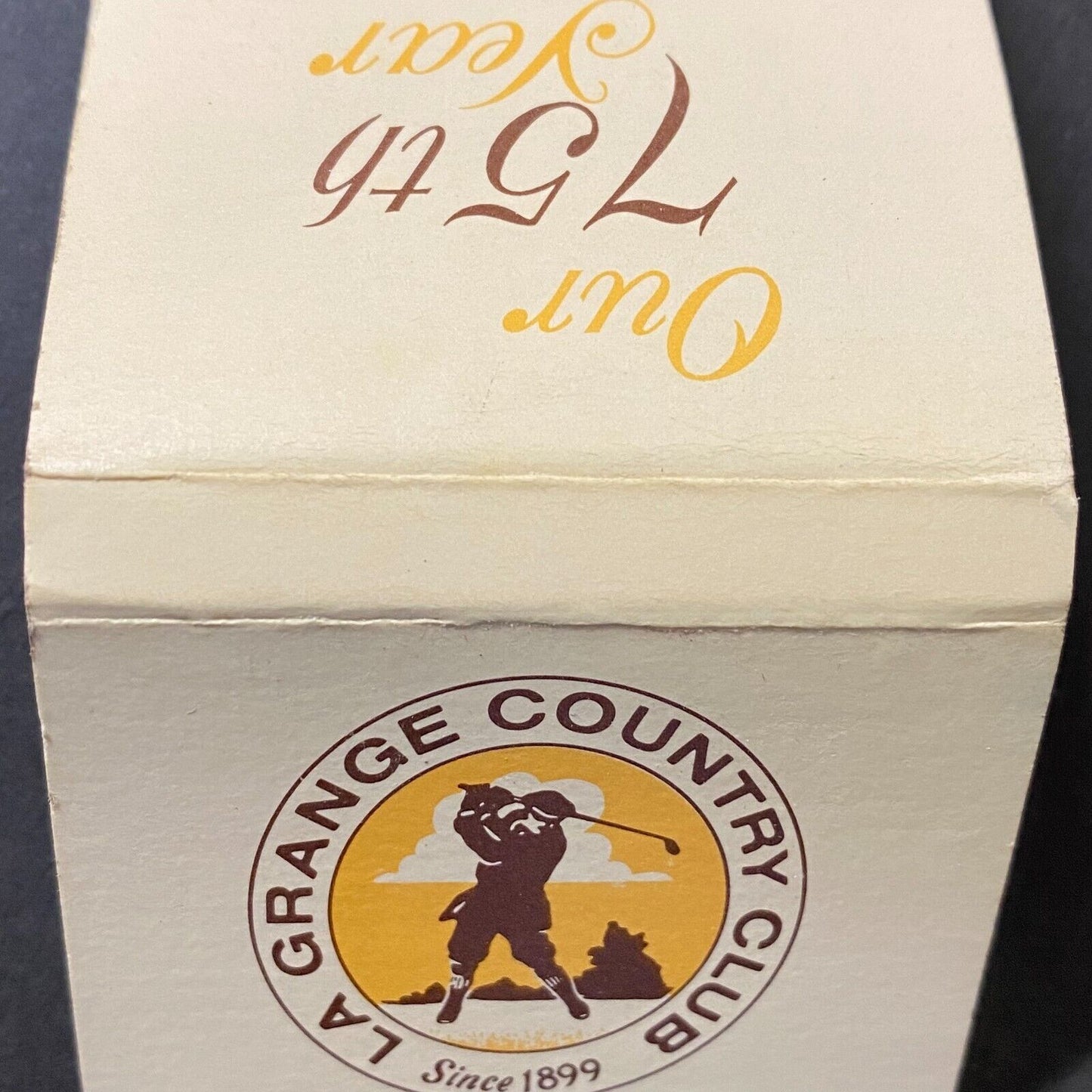 La Grange Country Club Chicago Near Full (-1) Matchbook c1974 VGC Scarce
