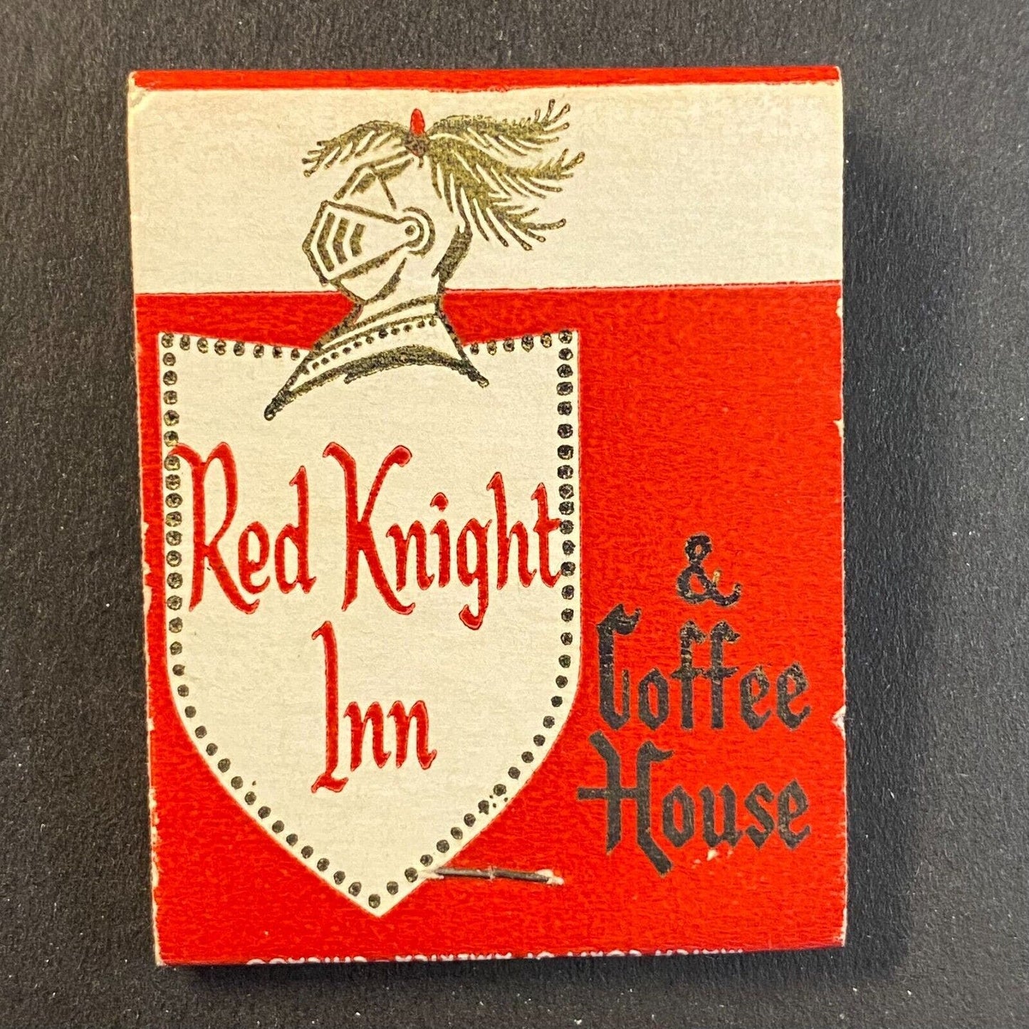 North Shore Hotel Red Knight Inn c1960's-73 Full Matchbook VGC
