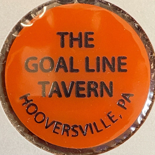 Hooversville, PA "The Goal Line Tavern" c1970's-80's Plastic "Mug" Token