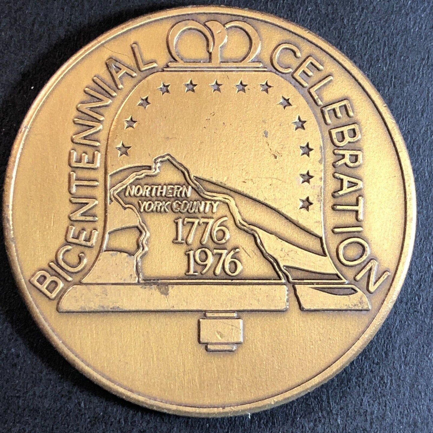 Northern York County 1776-1976 Bicentennial Medallion 39mm 20g