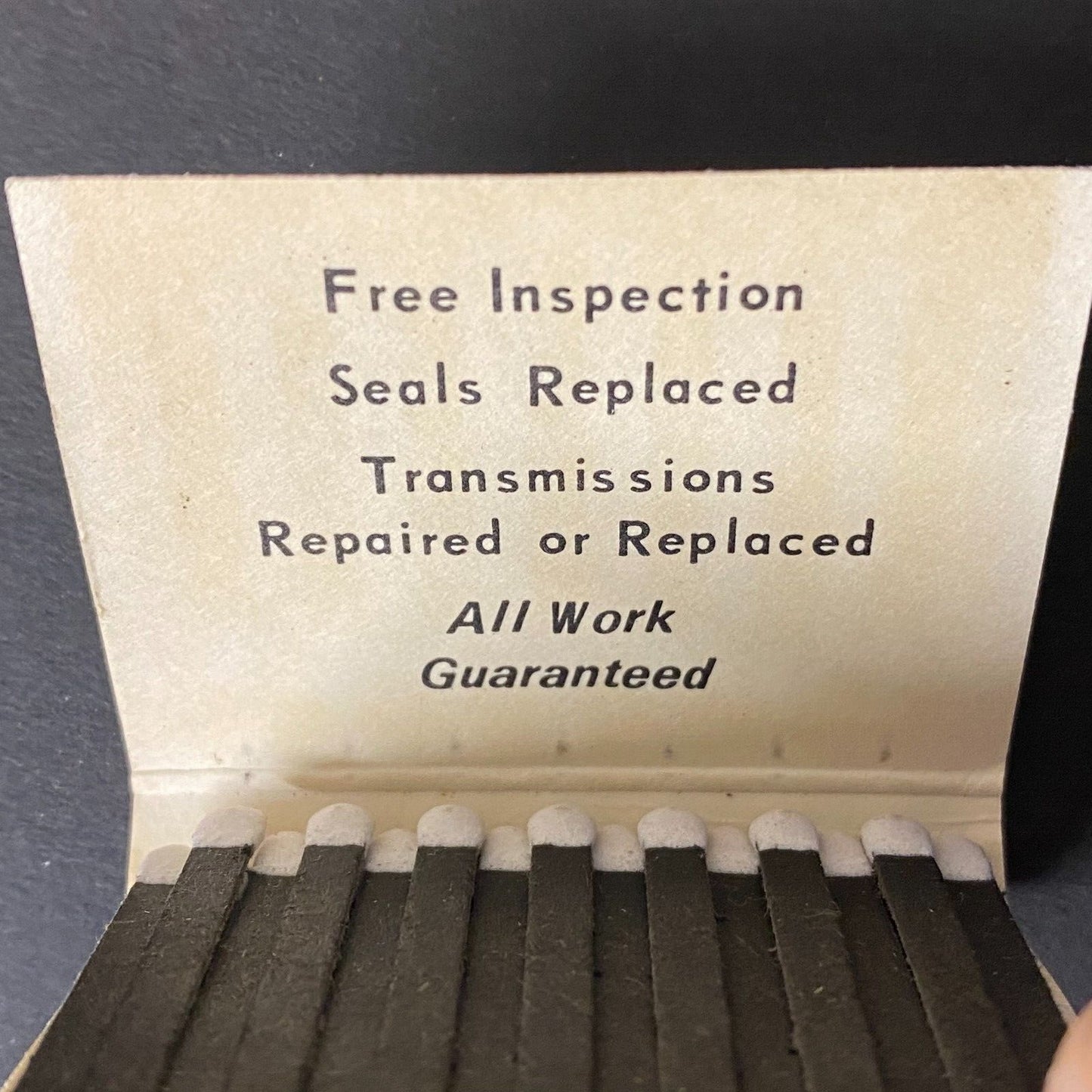 Super Automatic Transmission Chicago Worth Villa Park Full Matchbook c1960's-74