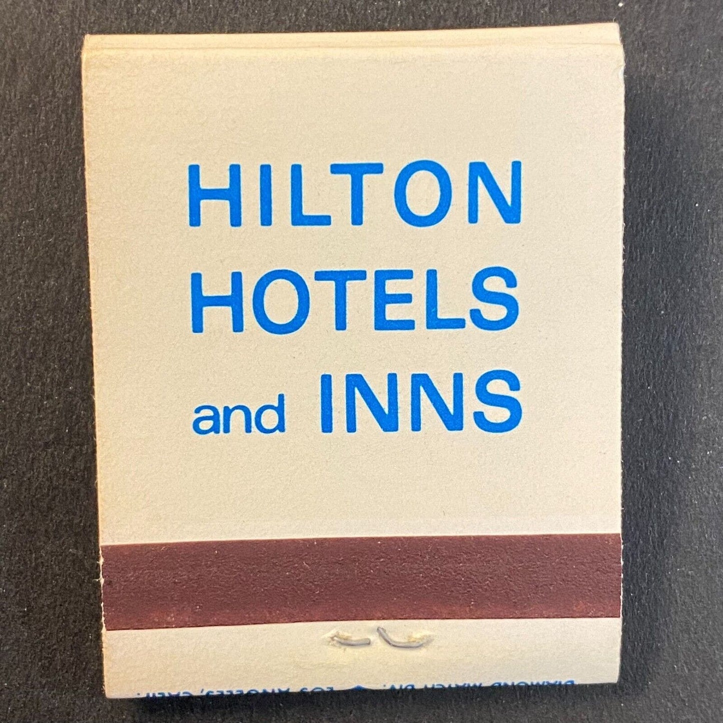 Hilton Hotels and Inns w/ Rainbow c1974-80's Full Matchbook VGC