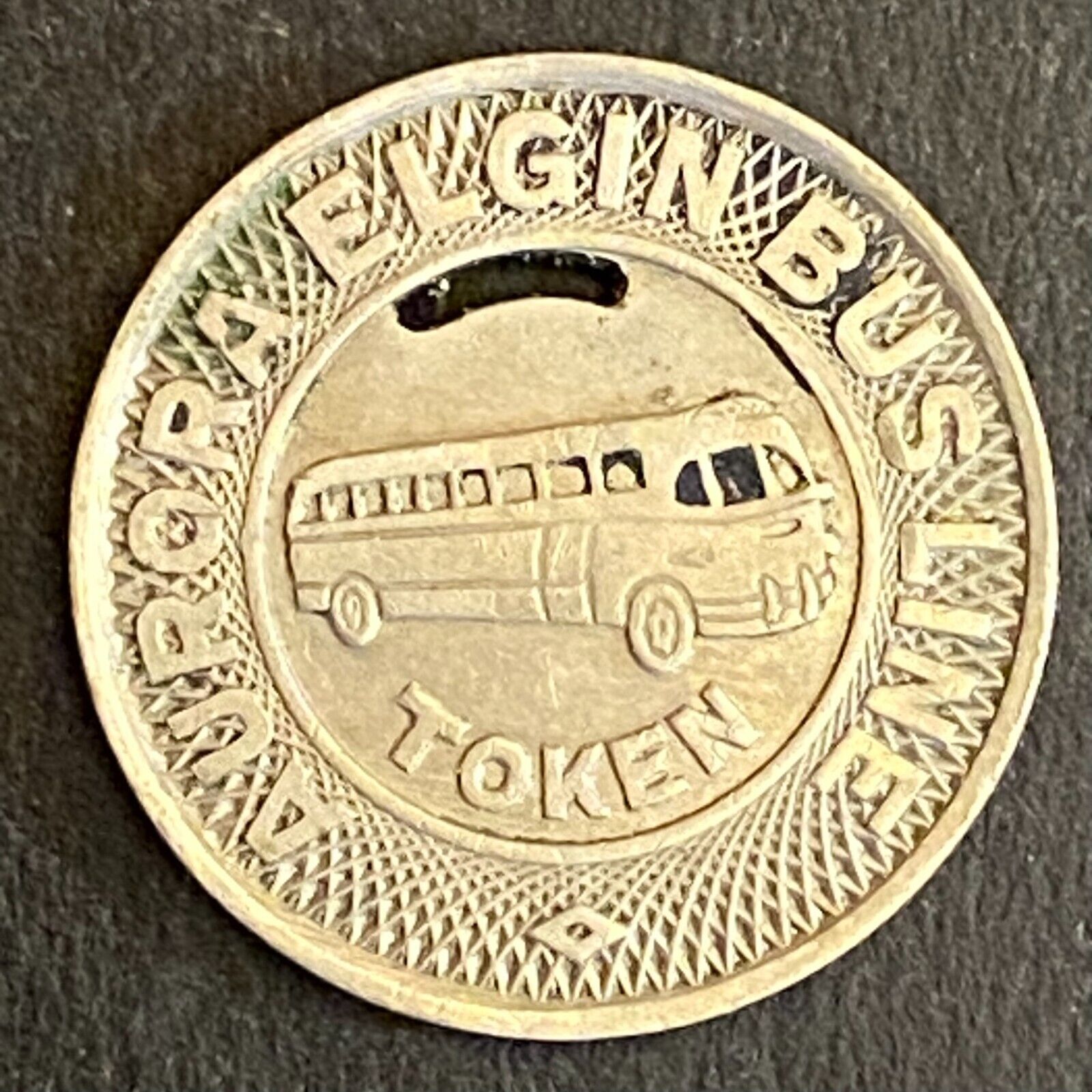 Bus Ride Token Aurora Elgin Bus Line Transit Token c1955 16mm (#1) – Jerry's Vintage ...