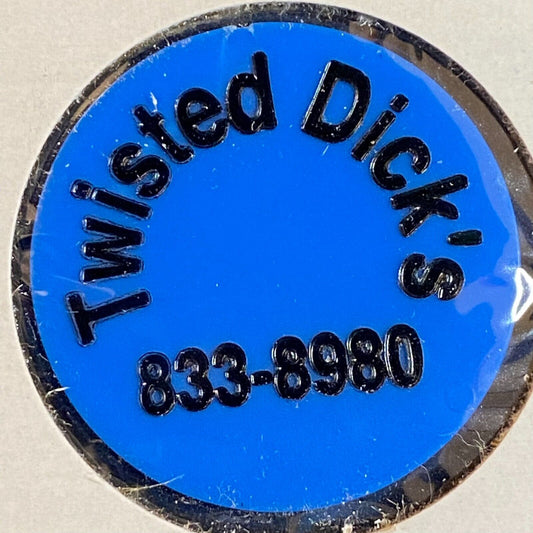 Meshoppen, PA Twisted Dick's (Bar & Grill) Plastic Token G/F "Glasses"