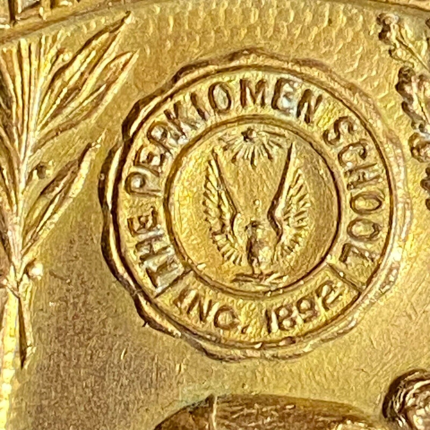 The Perkiomen School Inter-Scholastic Field Meet Medal Pendant 42mm c1920's-40?