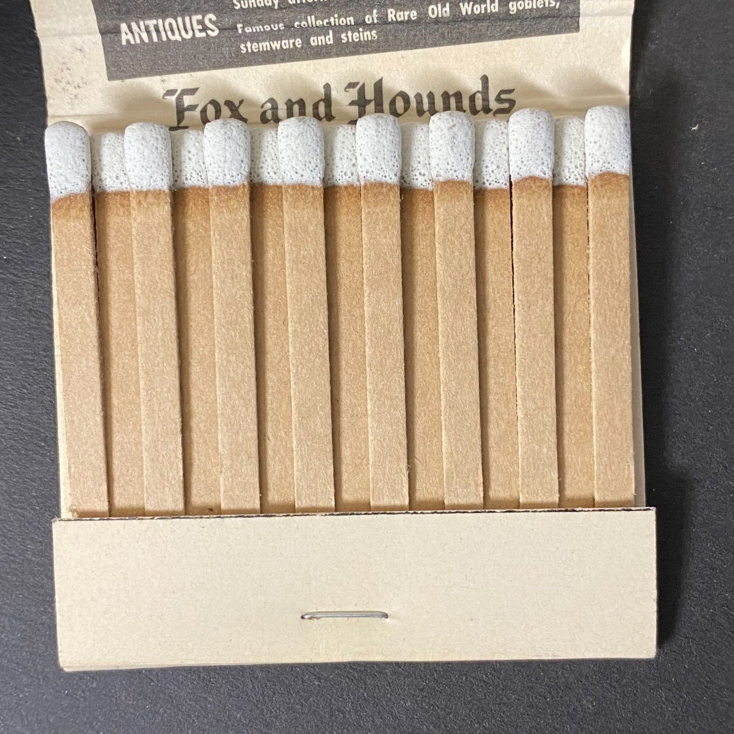 Karl Katzsch's / Fox and Hounds Restaurant Wisconsin Full Matchbook c1974-80's