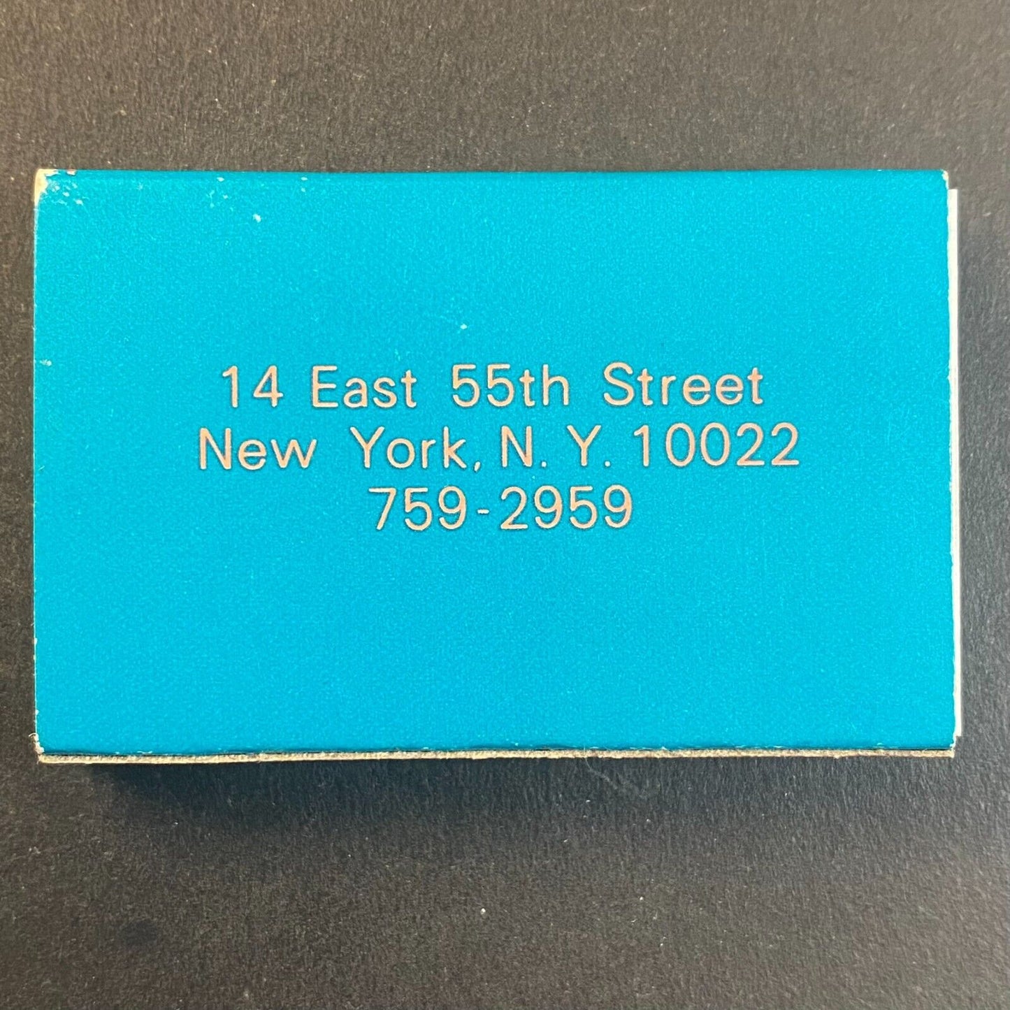 Hair by Pipino Buccheri 55th St NYC Vintage Matchbox VGC Very Scarce