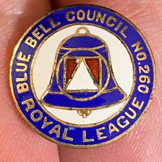 Blue Bell Council No. 260 Royal League Color Enameled Lapel Pin Scarce 16mm