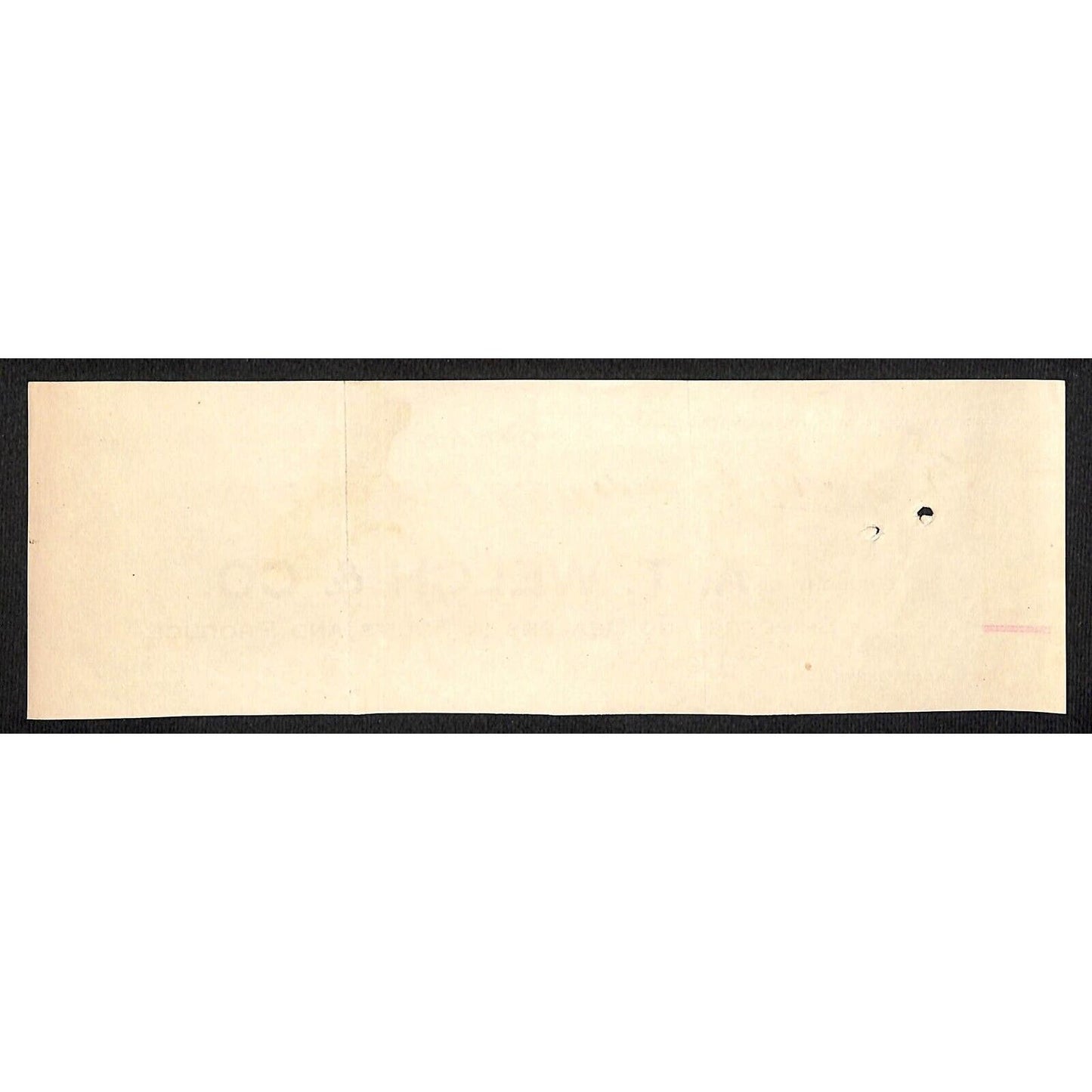 A.T. Welch & Co Produce Fruit Dealers Hutchinson Decorah IA* Cut 1902 Billhead
