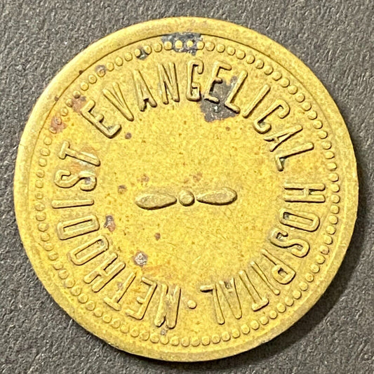 Methodist Evangelical Hospital Louisville, KY Parking Token 22mm Scarce (#6)