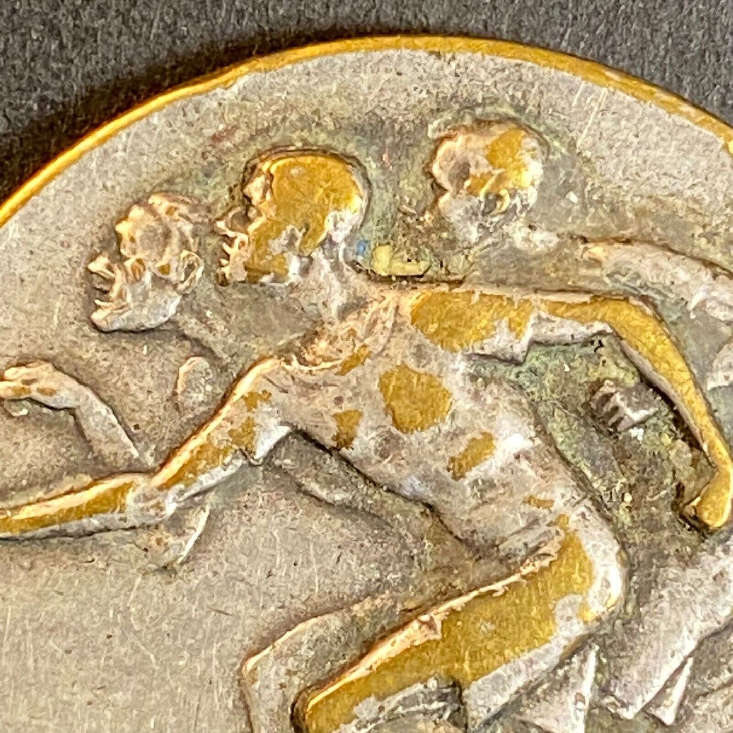 1945 7th Army 400 Meter Run Mannheim Stadium Germany Medallion W Neaves 33mm 18g