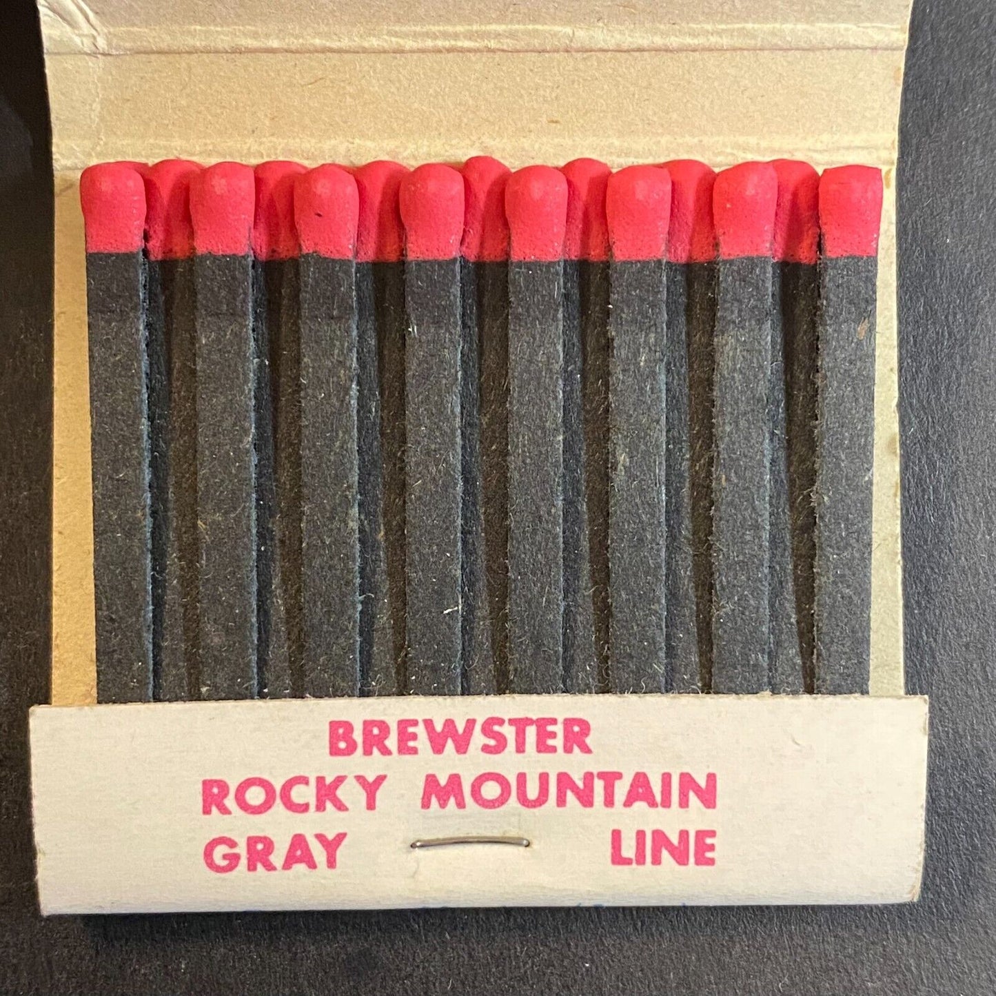 Lake Louise Banff Jasper Brewster Gray Line Full Matchbook c1973-80's VGC Scarce